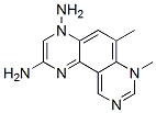 2,4-Diamino-6,7-dimethylpyrazino[2,3-f]quinazoline Struktur