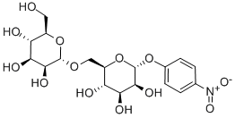 4-Nitrophenyl 6-O-(a-D-Mannopyranosyl)-a-D-mannopyranoside Struktur