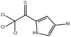 1-(4-BROMO-1H-PYRROL-2-YL)-2,2,2-TRICHLORO-1-ETHANONE Struktur