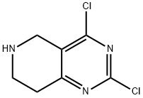 2,4-DICHLORO-5,6,7,8-TETRAHYDROPYRIDO[3,4-D]PYRIMIDINE Struktur