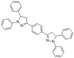 3,3'-(1,4-Phenylene)bis(1,5-diphenyl-4,5-dihydro-1H-pyrazole) Struktur