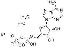 二磷酸腺苷單鉀鹽, 72696-48-1, 結(jié)構(gòu)式