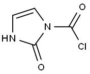 1H-Imidazole-1-carbonyl chloride, 2,3-dihydro-2-oxo- (9CI) Struktur