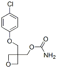 3-(4-Chlorophenoxymethyl)oxetane-3-methanol carbamate Struktur