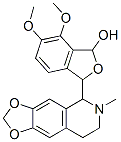 1-Isobenzofuranol, 1,3-dihydro-6,7-dimethoxy-3-(5,6,7,8-tetrahydro-6-m ethyl-1,3-dioxolo(4,5-g)isoquinolin-5-yl)- Struktur