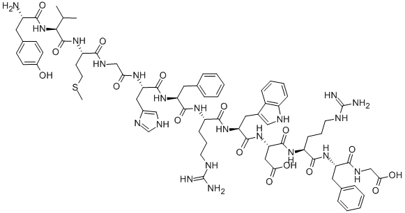 Γ-メラノサイト刺激ホルモン 化學(xué)構(gòu)造式