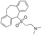 2-[(10,11-Dihydro-5H-dibenzo[a,d]cyclohepten-5-yl)sulfonyl]-N,N-dimethylethanamine Struktur