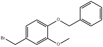 1-(benzyloxy)-4-(broMoMethyl)-2-Methoxybenzene Struktur