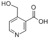 4-HYDROXYMETHYL-NICOTINIC ACID Struktur