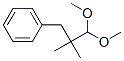 (3,3-dimethoxy-2,2-dimethylpropyl)benzene Struktur