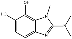 1H-Benzimidazole-6,7-diol, 2-(dimethylamino)-1-methyl- (9CI) Struktur