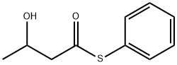 3-Hydroxy-thiobutyric acid S-phenyl ester Struktur