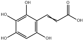 2-Propenoic acid, 3-(2,3,4,6-tetrahydroxyphenyl)- (9CI) Struktur