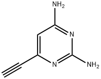 2,4-Pyrimidinediamine, 6-ethynyl- (9CI) Struktur