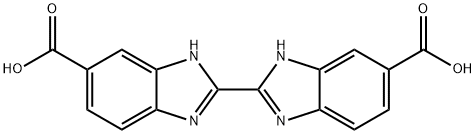 3H,3'H-[2,2']Bibenzimidazolyl-5,5'-dicarboxylic acid Struktur