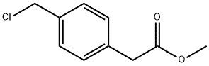 4-CHLOROMETHYLPHENYLACETIC ACID METHYL ESTER Struktur