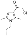 Ethanone, 2-chloro-1-(2,5-dimethyl-1-propyl-1H-pyrrol-3-yl)- (9CI) Struktur