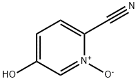 2-Pyridinecarbonitrile,5-hydroxy-,1-oxide(9CI) Struktur