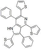 3,7-DIPHENYL-2,4,6-TRI-THIOPHEN-2-YL-1H-PYRROLO[3,2-C]PYRIDINE Struktur