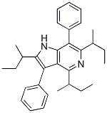 2,4,6-TRI-SEC-BUTYL-3,7-DIPHENYL-1H-PYRROLO[3,2-C]PYRIDINE Struktur