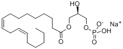 1-LINOLEOYL-SN-GLYCERO-3-PHOSPHATE (MONOSODIUM SALT) Struktur