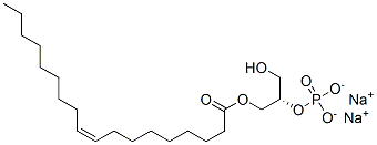 1-OLEOYL-SN-GLYCERO-3-PHOSPHATE SODIUM SALT Struktur