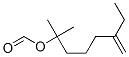 2-Methyl-6-methylene-2-octanol formate Struktur