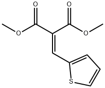 PROPANEDIOIC ACID (2-THIENYL METHYLENE)DIMETHYL ESTER Struktur