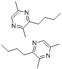 2-BUTYL-3,5-(AND 3,6)-DIMETHYL PYRAZINE Struktur