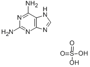 2,6-DIAMINOPURINE SULFATE Struktur