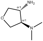 3,4-Furandiamine,tetrahydro-N,N-dimethyl-,(3R,4R)-rel-(9CI) Struktur