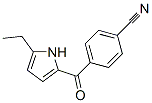 Benzonitrile, 4-[(5-ethyl-1H-pyrrol-2-yl)carbonyl]- (9CI) Struktur