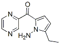 Methanone, (1-amino-5-ethyl-1H-pyrrol-2-yl)pyrazinyl- (9CI) Struktur