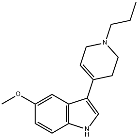 5-methoxy-3-(1-propyl-1,2,3,6-tetrahydropyridin-
4-yl)-1H-indole Struktur