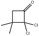 Cyclobutanone,  2,2-dichloro-3,3-dimethyl- Struktur