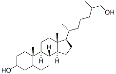 cholestane-3,27-diol Struktur