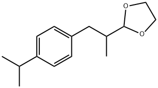 2-[2-[4-isopropylphenyl]-1-methylethyl]-1,3-dioxolane Struktur