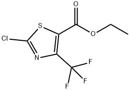 ETHYL 2-CHLORO-4-(TRIFLUOROMETHYL)-1,3-THIAZOLE-5-CARBOXYLATE Struktur