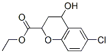 ethyl-6-chloro-4-hydroxychroman-2-carboxylate Struktur