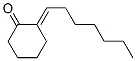 2-heptylidenecyclohexan-1-one Struktur