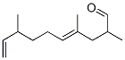 2,4,8-trimethyl-4,9-decadienal Struktur