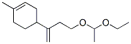 4-[3-(1-ethoxyethoxy)-1-methylenepropyl]-1-methylcyclohexene Struktur