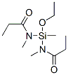 N,N'-(ethoxymethylsilylene)bis[N-methylpropionamide] Struktur