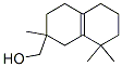 1,2,3,4,5,6,7,8-octahydro-2,8,8-trimethylnaphthalene-2-methanol Struktur