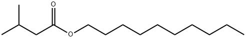 decyl isovalerate Struktur