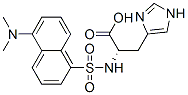 N-[[5-(二甲基氨基)-1-萘基]磺?；鵠-L-組氨酸, 7293-13-2, 結(jié)構(gòu)式