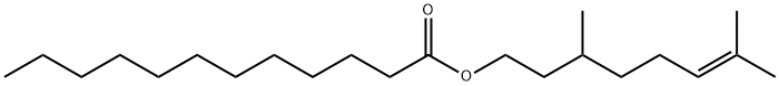 CITRONELLYLDODECANOATE Struktur