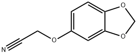 (1,3-BENZODIOXOL-5-YLOXY)ACETONITRILE Struktur