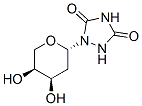 1,2,4-Triazolidine-3,5-dione, 1-(2-deoxy-alpha-L-erythro-pentopyranosyl)- (9CI) Struktur