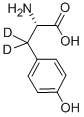 L-TYROSINE (3,3-D2) Struktur